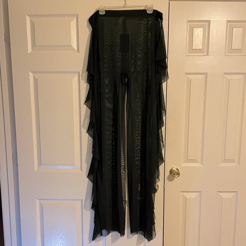 See Through Swim Pants Cover Up